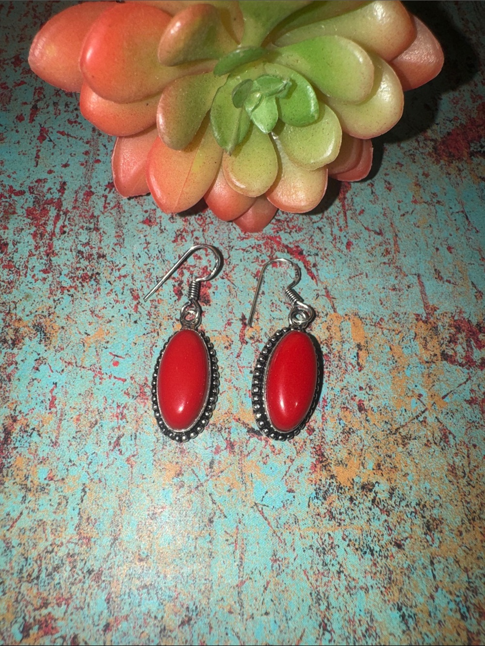 Silver Corral Earrings